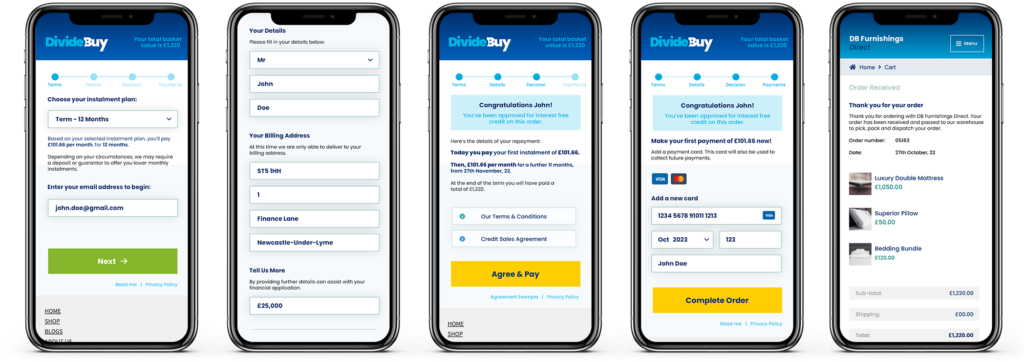 DivideBuy Consumer Journey